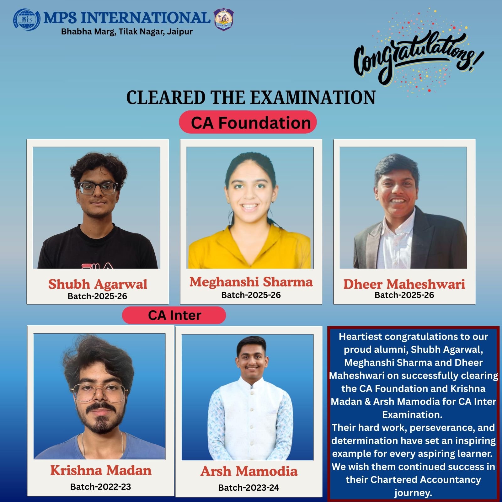 Our Achiever 6