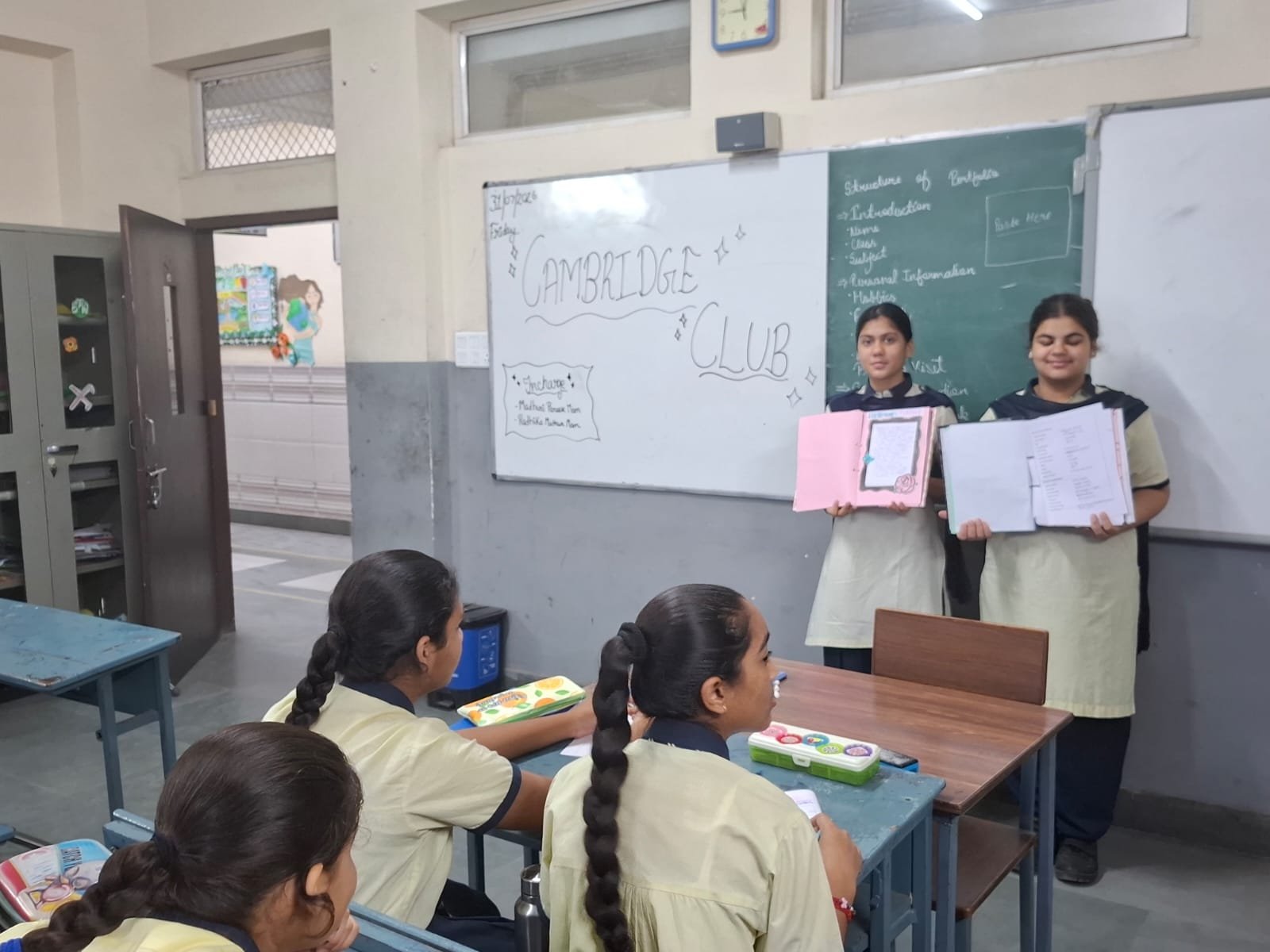 Cambridge club activity at MPS International, Jaipur