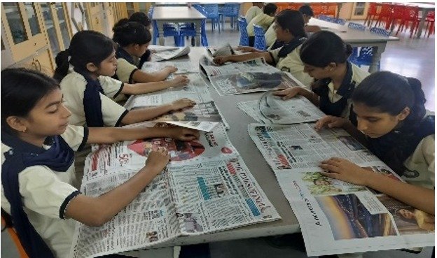 Literacy & Readers club activity at MPS International, Jaipur