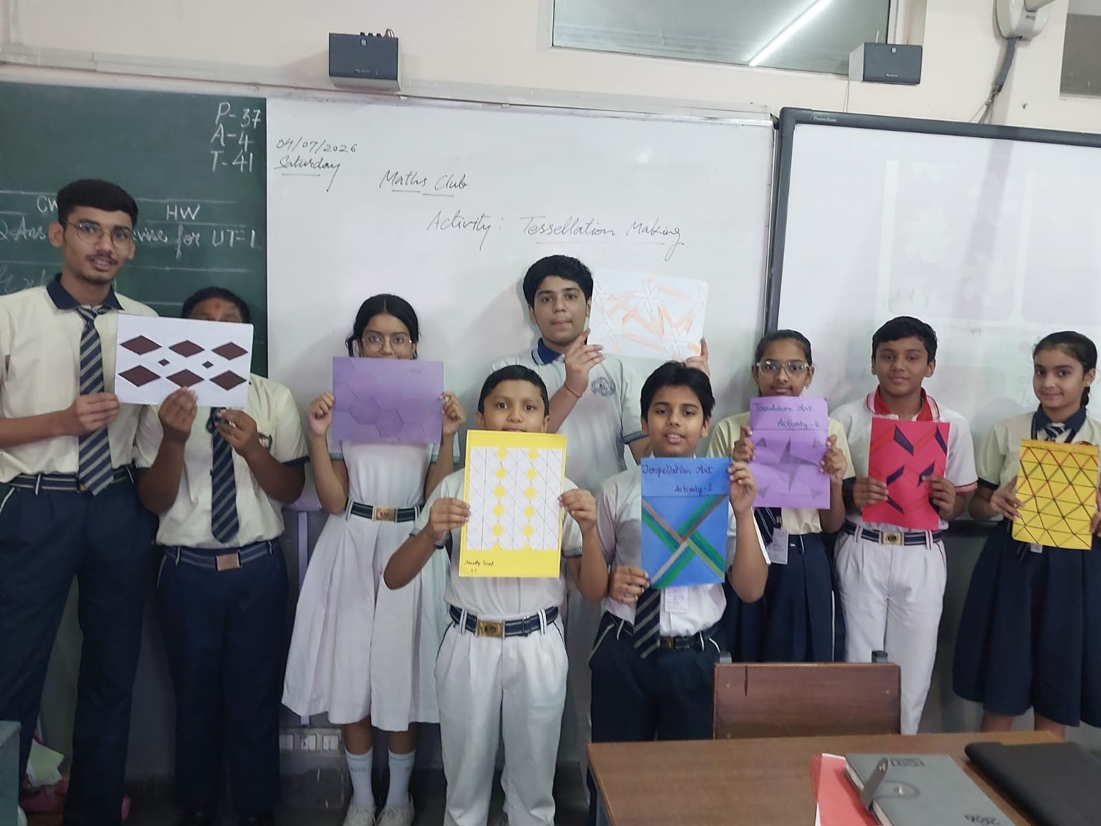 Maths Club club activity at MPS International, Jaipur