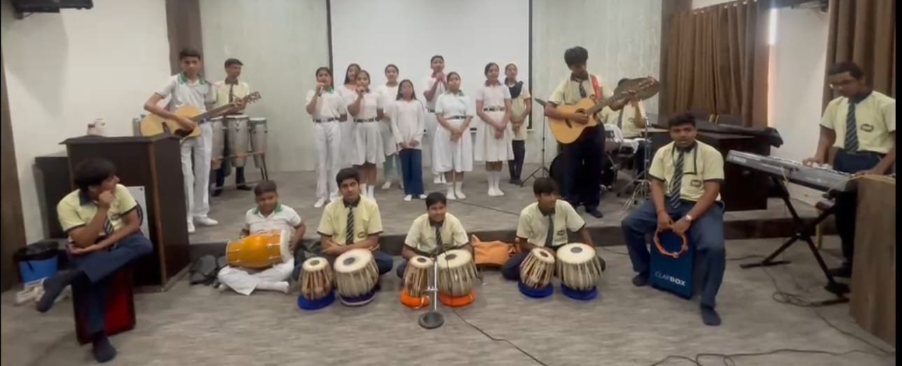 Music Instrumental club activity at MPS International, Jaipur