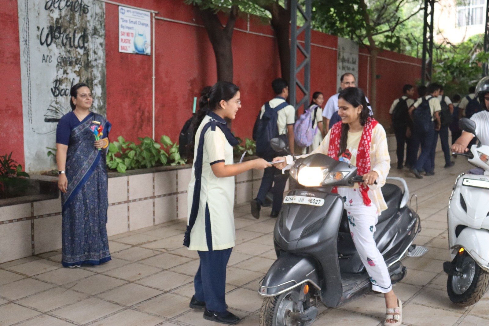 Traffic Club club activity at MPS International, Jaipur