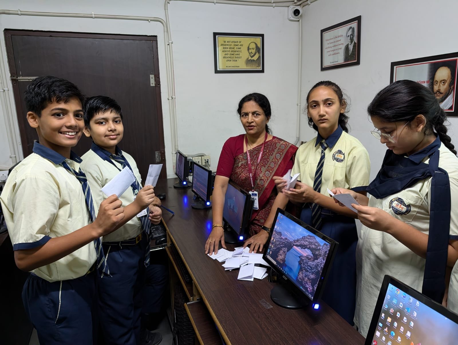 Young Entrepreneur club activity at MPS International, Jaipur