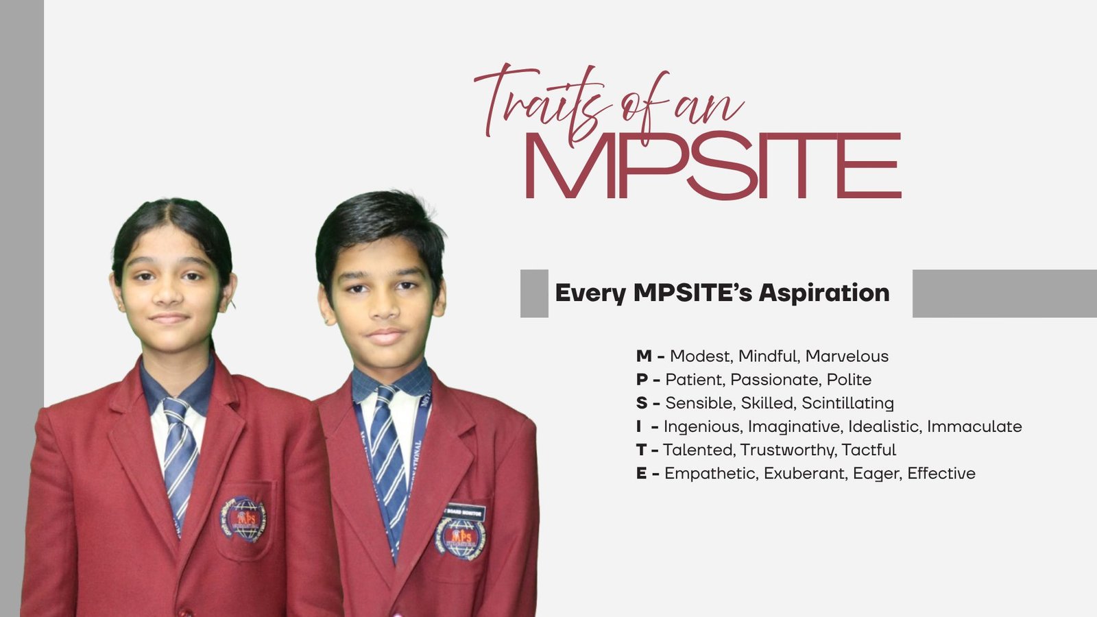 Traits of an MPSITE - Every MPSITE’s Aspiration